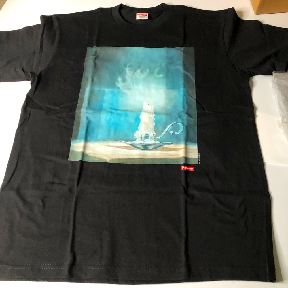Supreme Men Medium T-Shirt Candle Smoke Fuck